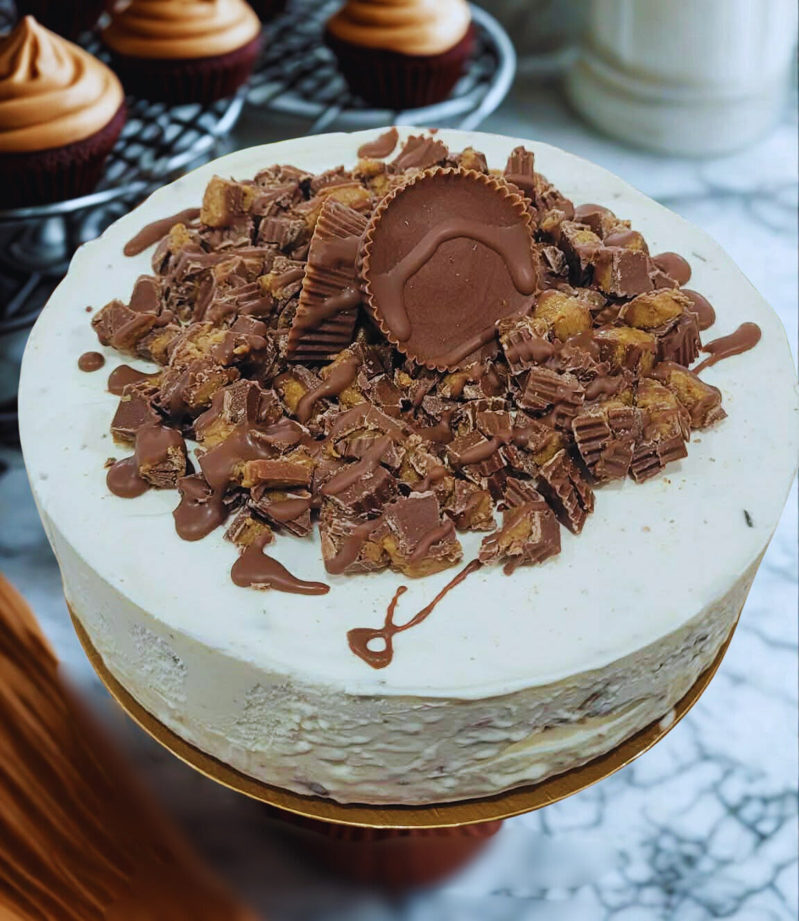 Gâteau à la crème glacée Reese's
